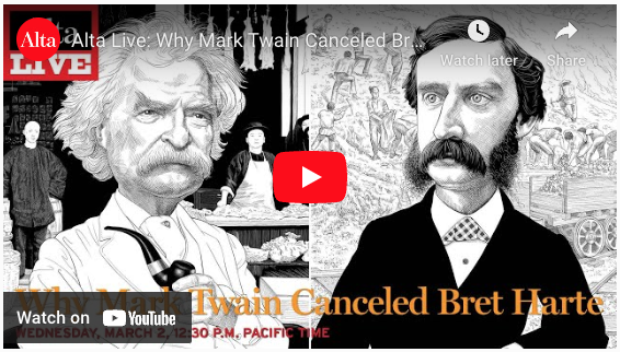 Video Screenshot Mark Twain Bret Harte